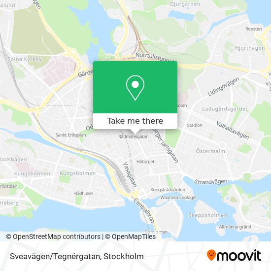 Sveavägen/Tegnérgatan map