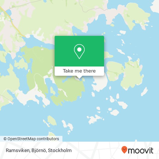 Ramsviken, Björnö map