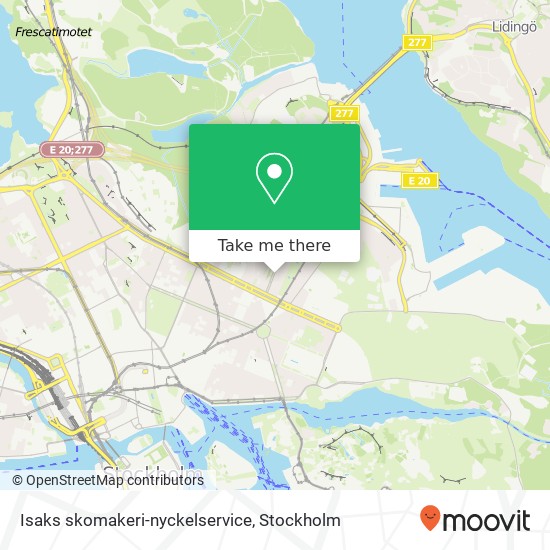 Isaks skomakeri-nyckelservice map