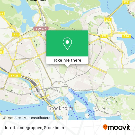 Idrottskadegruppen map