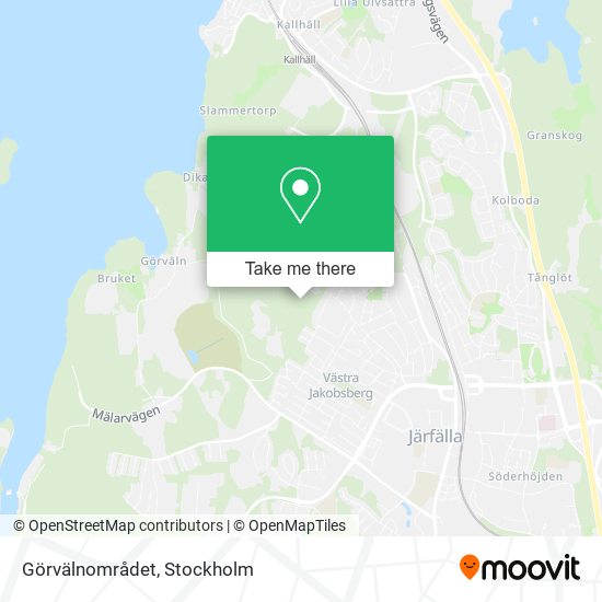 Görvälnområdet map