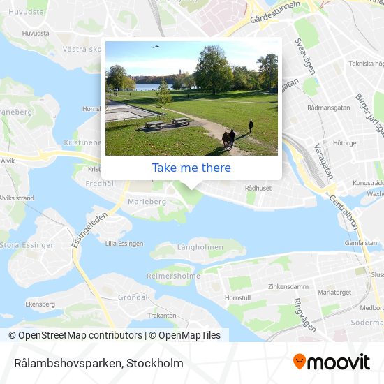 Rålambshovsparken map