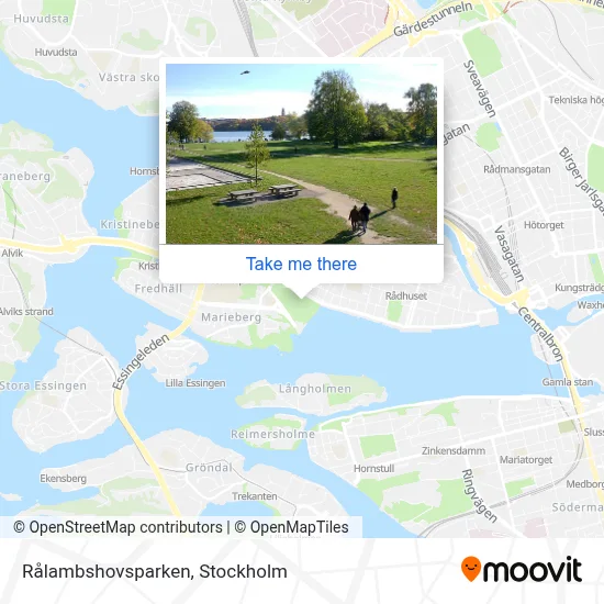 Rålambshovsparken map