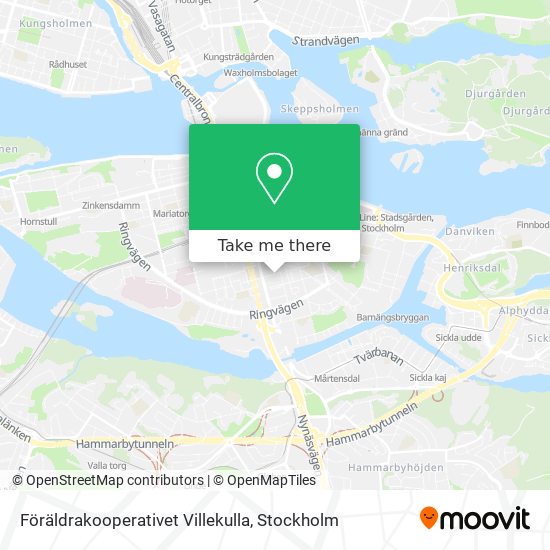 Föräldrakooperativet Villekulla map