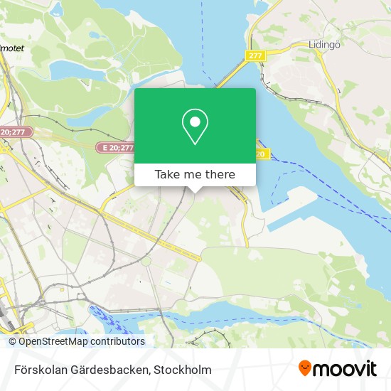 Förskolan Gärdesbacken map