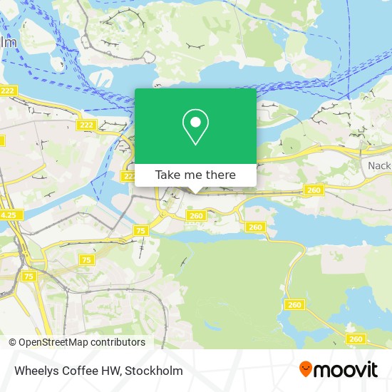 Wheelys Coffee HW map