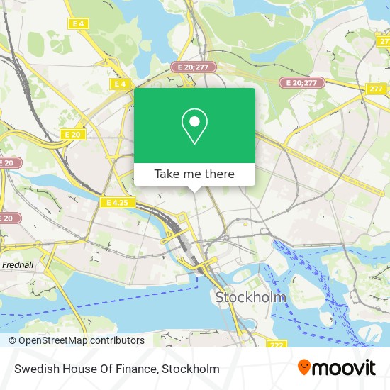 Swedish House Of Finance map