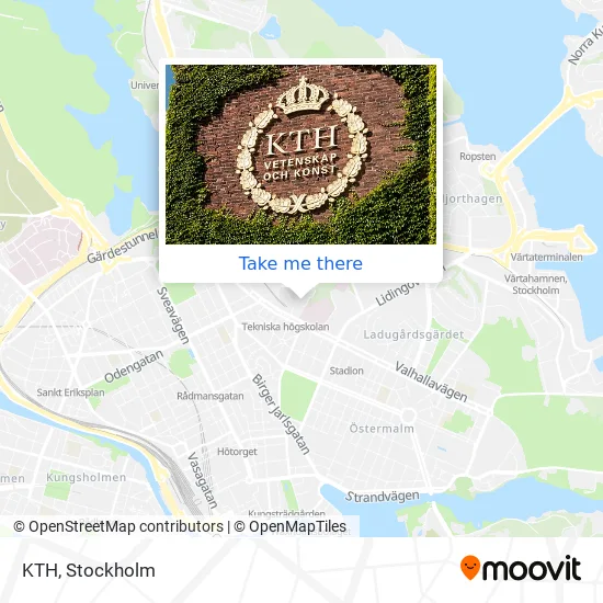 KTH map
