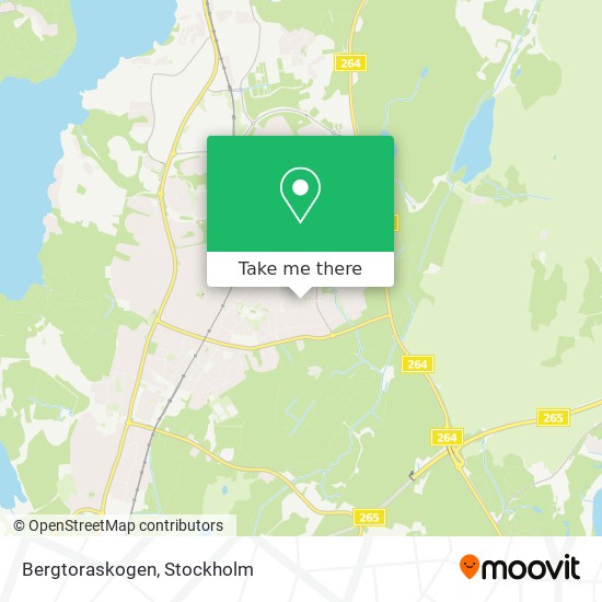 Bergtoraskogen map