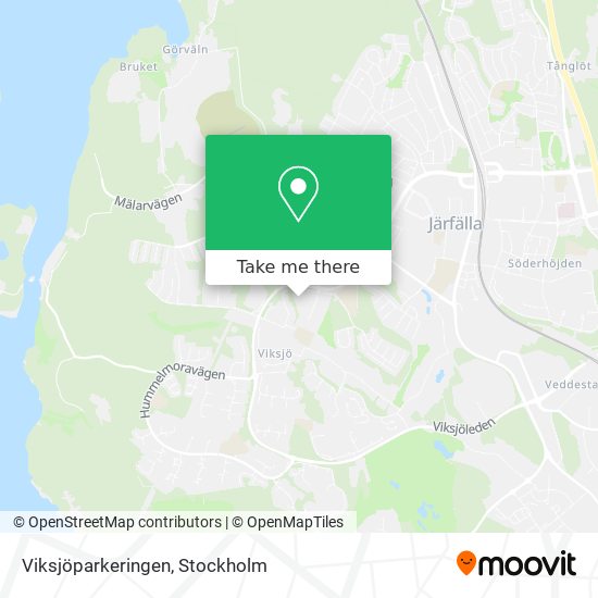 Viksjöparkeringen map