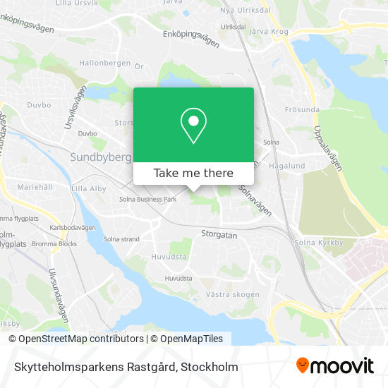 Skytteholmsparkens Rastgård map