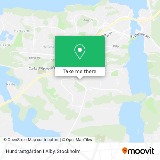 Hundrastgården I Alby map