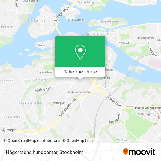 Hägerstens hundcenter map