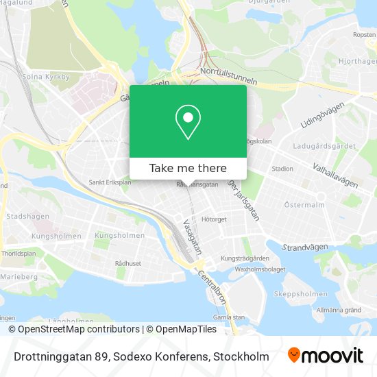 Drottninggatan 89, Sodexo Konferens map