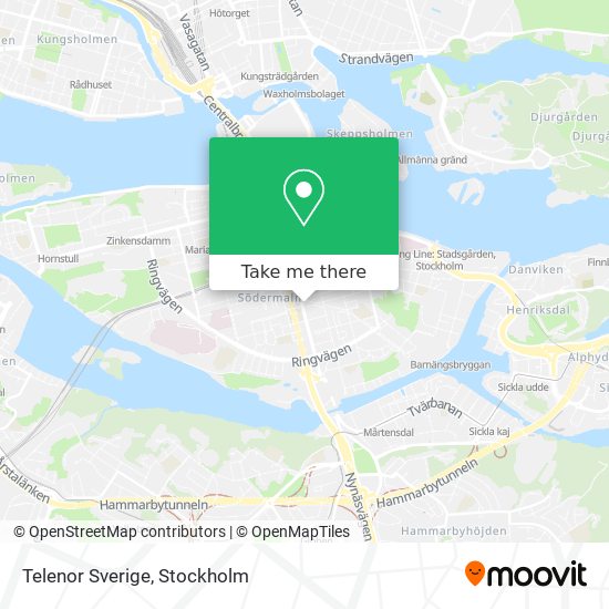 Telenor Sverige map