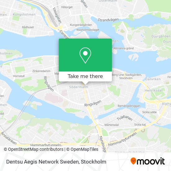 Dentsu Aegis Network Sweden map