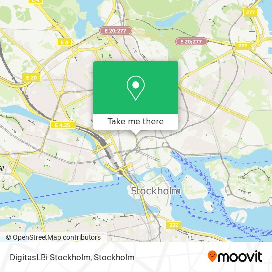 DigitasLBi Stockholm map