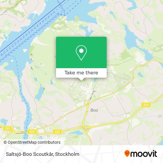 Saltsjö-Boo Scoutkår map