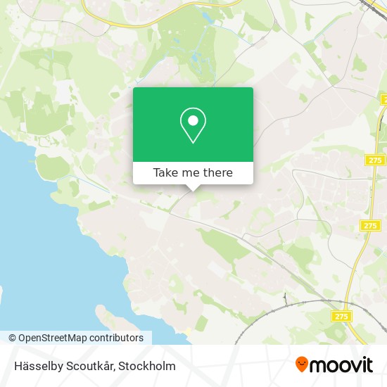 Hässelby Scoutkår map