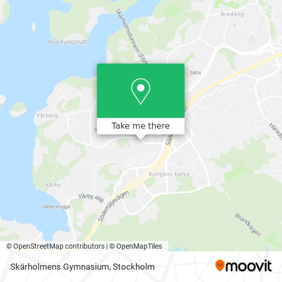 Skärholmens Gymnasium map