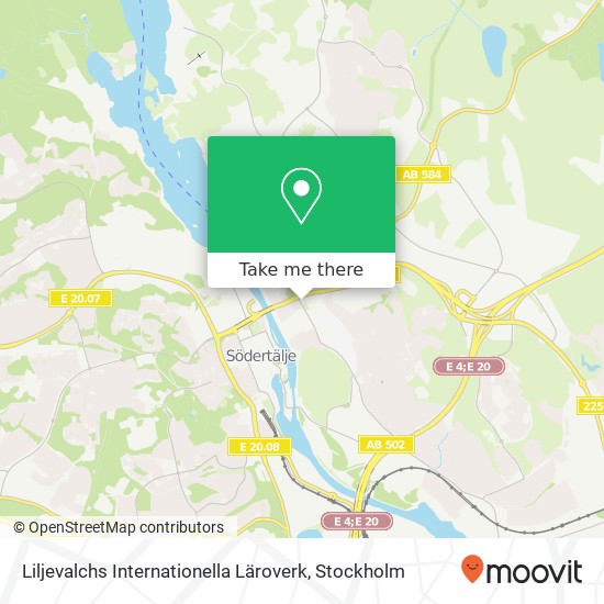 Liljevalchs Internationella Läroverk map