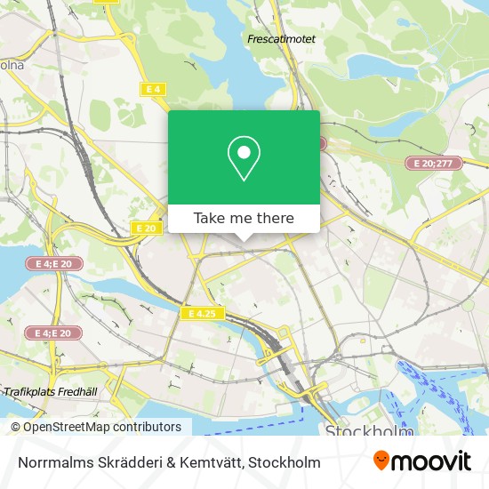 Norrmalms Skrädderi & Kemtvätt map