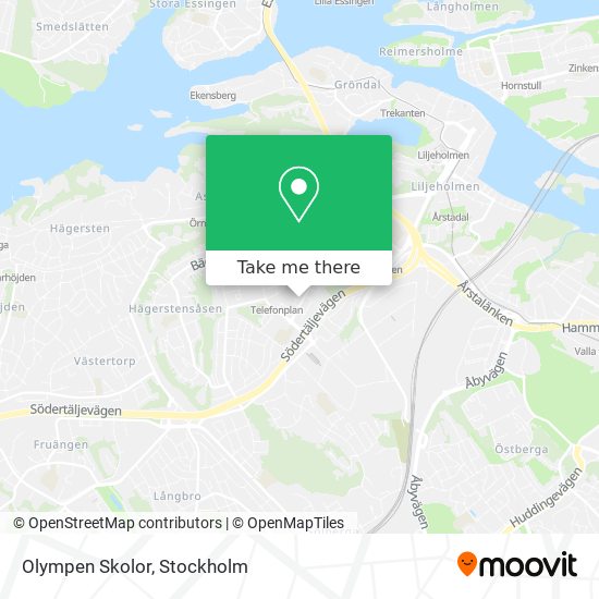 Olympen Skolor map