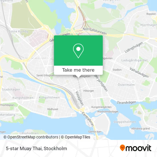 5-star Muay Thai map