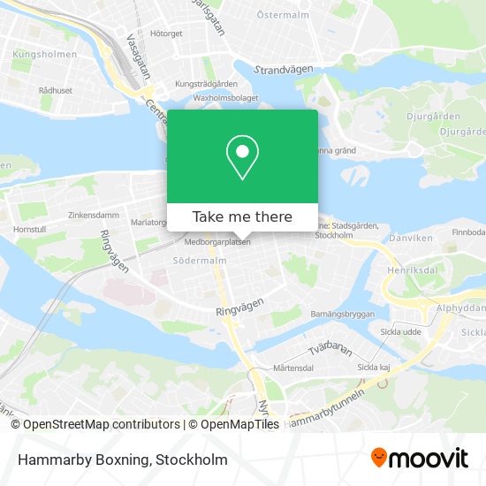 Hammarby Boxning map