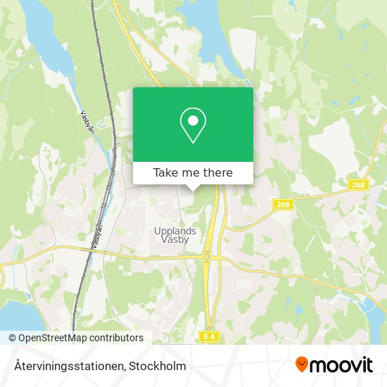 Återviningsstationen map