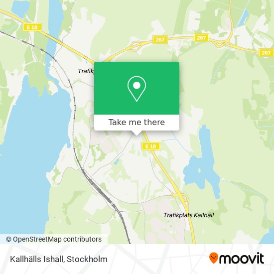Kallhälls Ishall map