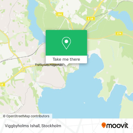 Viggbyholms Ishall map