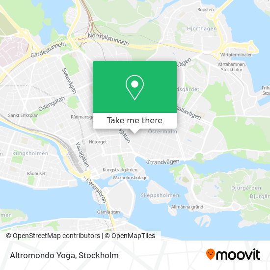 Altromondo Yoga map