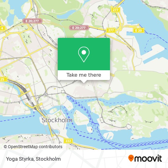 Yoga Styrka map