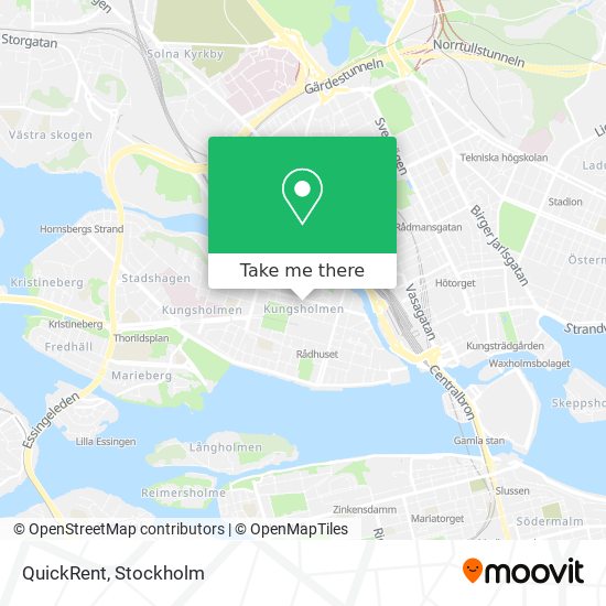 QuickRent map