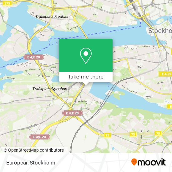 Europcar map