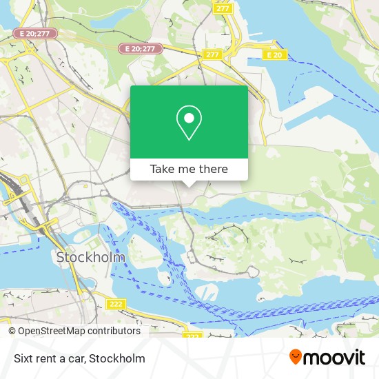 Sixt rent a car map