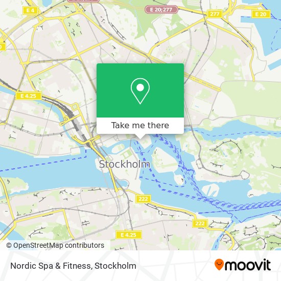 Nordic Spa & Fitness map