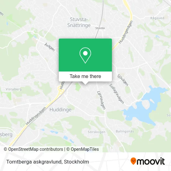 Tomtberga askgravlund map