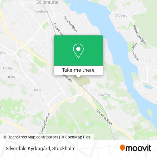 Silverdals Kyrkogård map