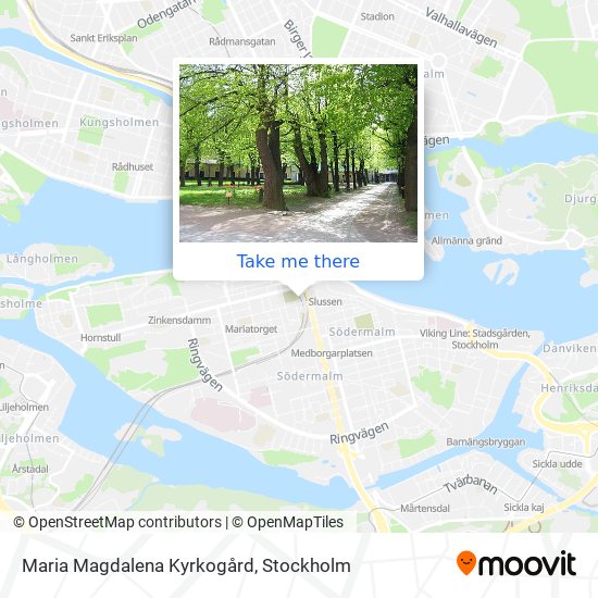 Maria Magdalena Kyrkogård map