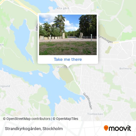 Strandkyrkogården map