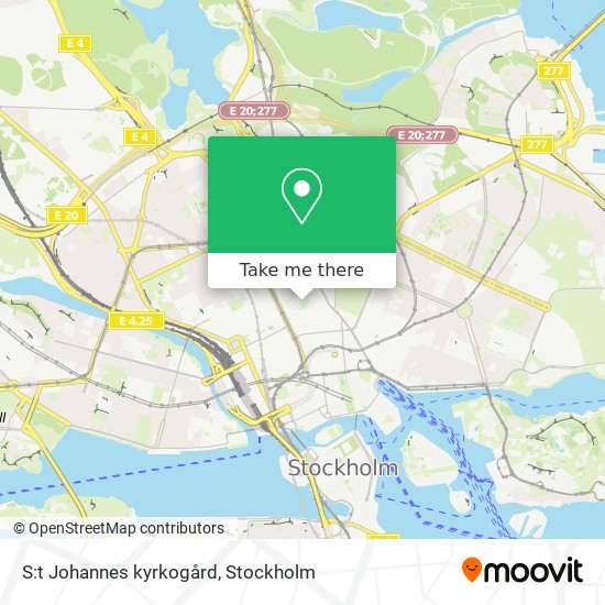 S:t Johannes kyrkogård map