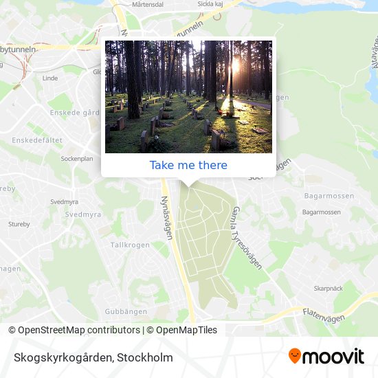 Skogskyrkogården map