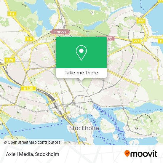 Axiell Media map