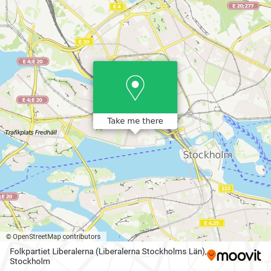 Folkpartiet Liberalerna (Liberalerna Stockholms Län) map