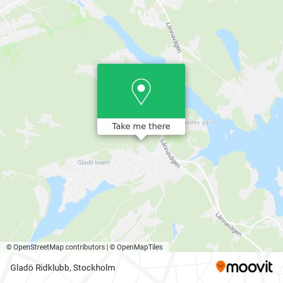 Gladö Ridklubb map