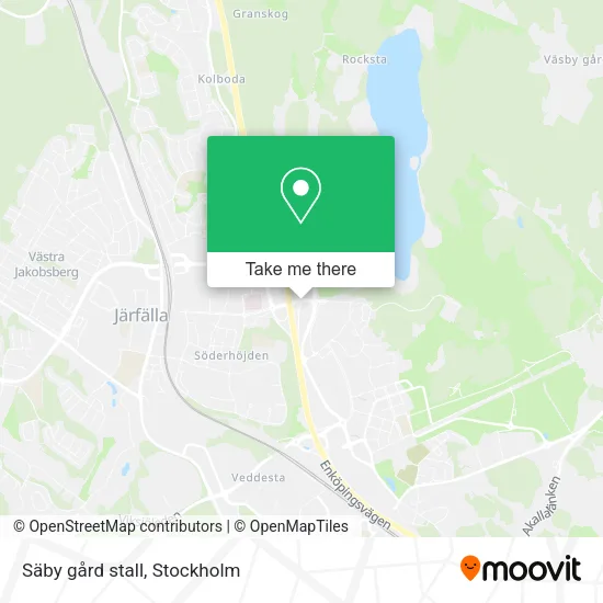 Säby gård stall map
