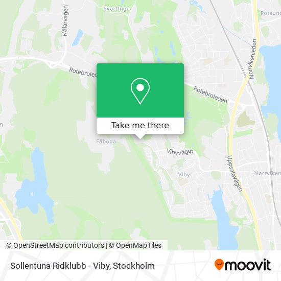 Sollentuna Ridklubb - Viby map