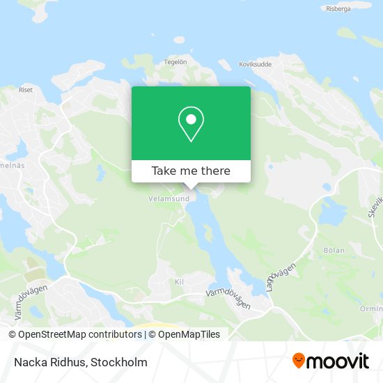 Nacka Ridhus map